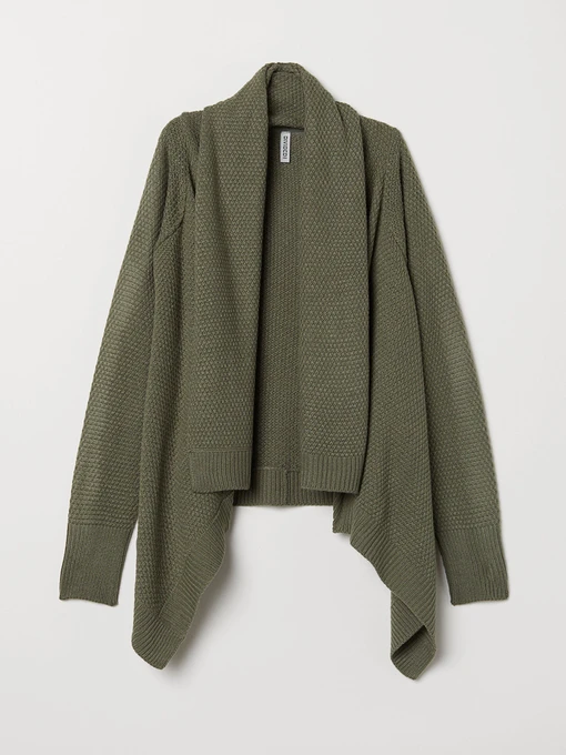 Свитры и кардиганы H&M модель 0453765_зелений Фото
