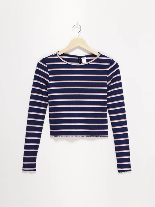 Худі та світшоти H&M модель 0456042_т.синій комб. Фото