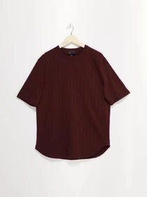 Футболки и поло H&M модель 0456207_т.бордовий Фото