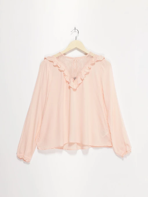 Рубашки H&M модель 0457446_персиковий Фото