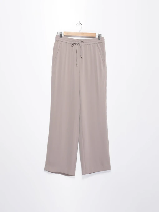 Брюки H&M модель 0462640_бежевий Фото