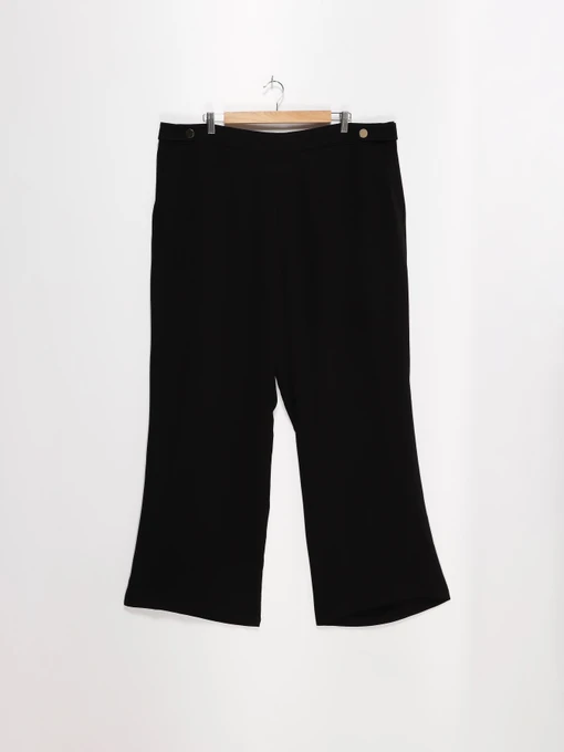Брюки H&M модель 0470480_чорний Фото