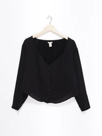 Худі та світшоти H&M модель 0477916_чорний Фото