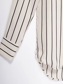 Рубашки H&M модель 0478125_бежевий комб. Фото