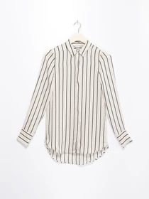 Рубашки H&M модель 0478125_бежевий комб. Фото