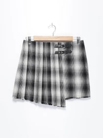 Юбки H&M модель 0496573_сірий комб. Фото