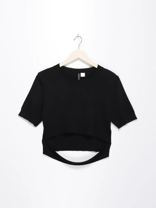 Футболки и поло H&M модель 0502809_чорний Фото
