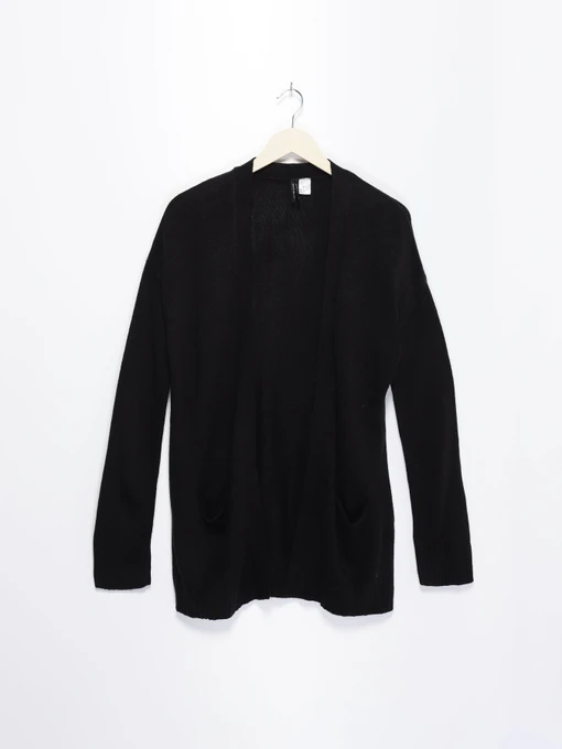 Свитры и кардиганы H&M модель 0519588_чорний Фото