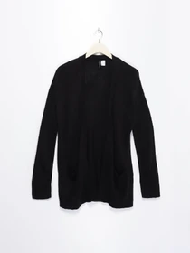 Свитры и кардиганы H&M модель 0519588_чорний Фото