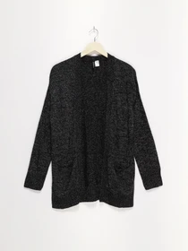 Свитры и кардиганы H&M модель 0519588_чорний комб. Фото