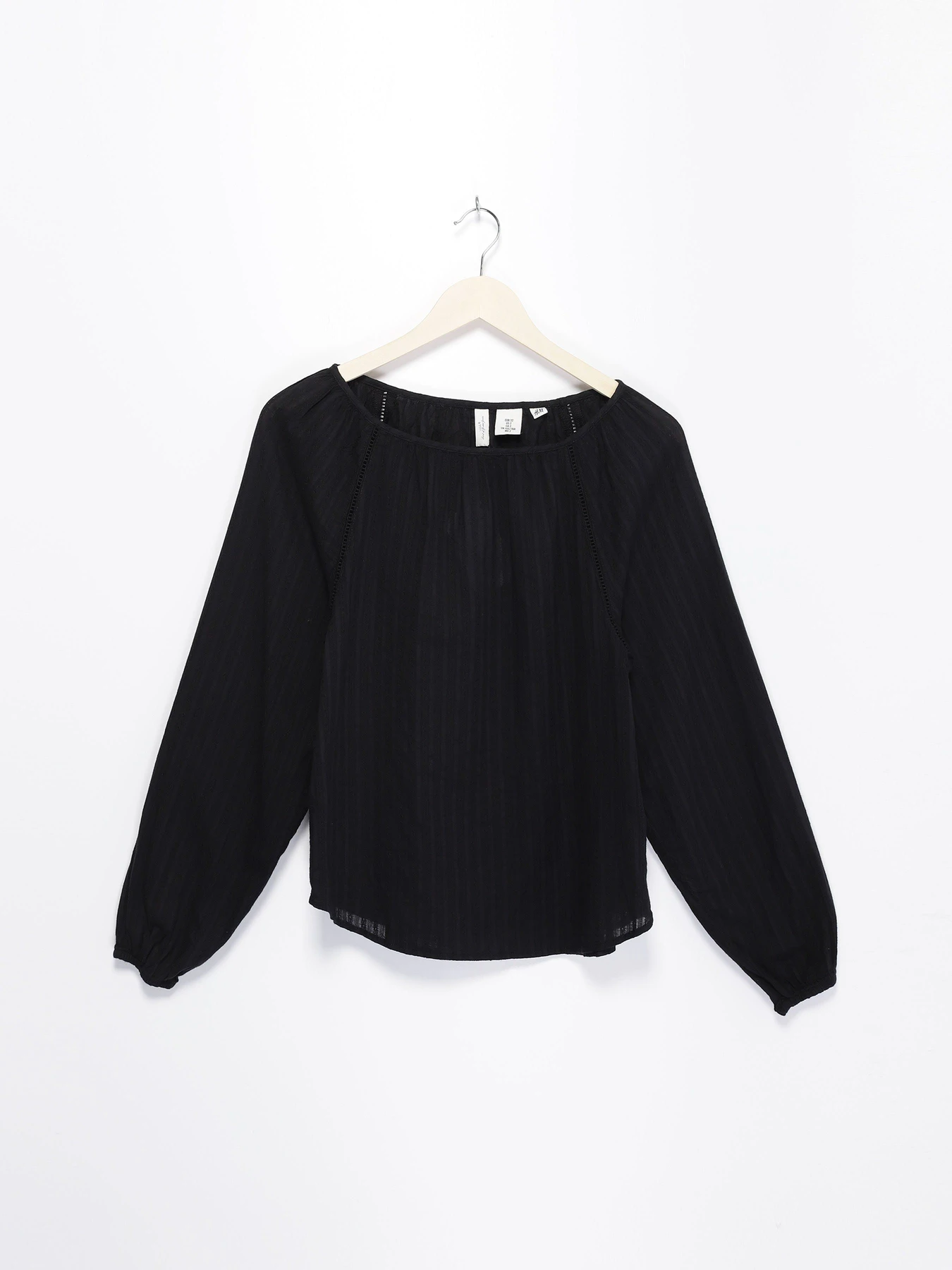 Рубашки H&M модель 0523635_чорний Фото