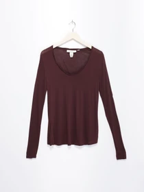 Худі та світшоти H&M модель 0536970_бордовий Фото