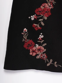 Юбки H&M модель 0537071_чорний комб. Фото