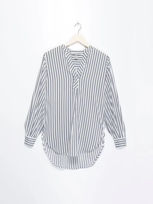 Рубашки H&M модель 0538271_білий комб. Фото