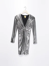 Платья H&M модель 0542435_срібний Фото