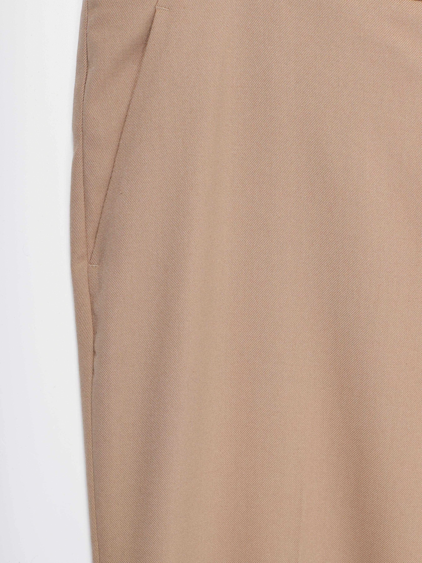 Брюки H&M модель 0543729_бежевий Фото