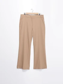 Брюки H&M модель 0543729_бежевий Фото