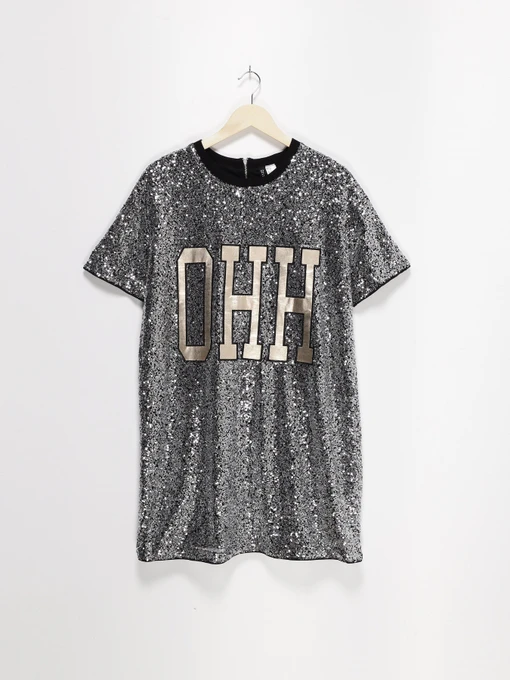 Платья H&M модель 0550991_срібний комб. Фото