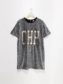 Платья H&M модель 0550991_срібний комб. Фото