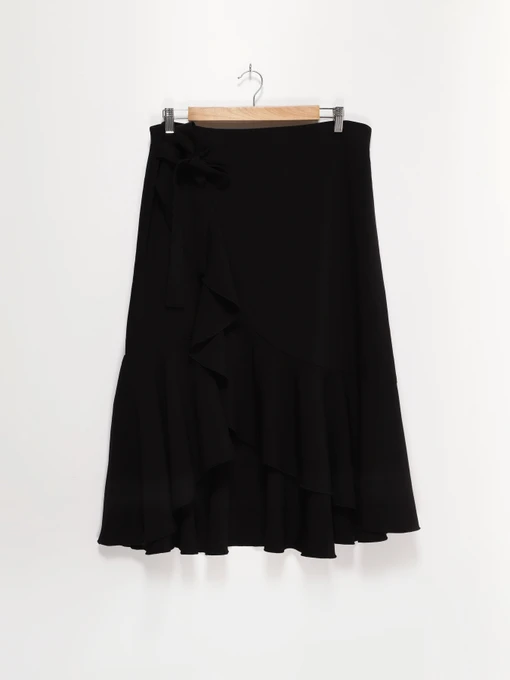 Юбки H&M модель 0563158_чорний Фото