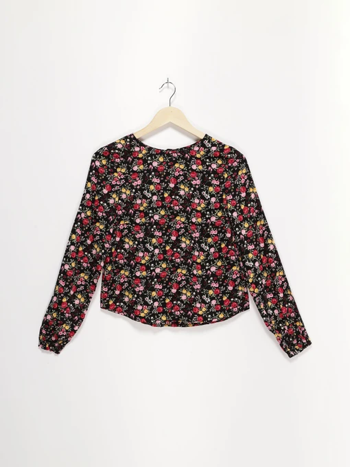 Рубашки H&M модель 0569200_чорний комб. Фото