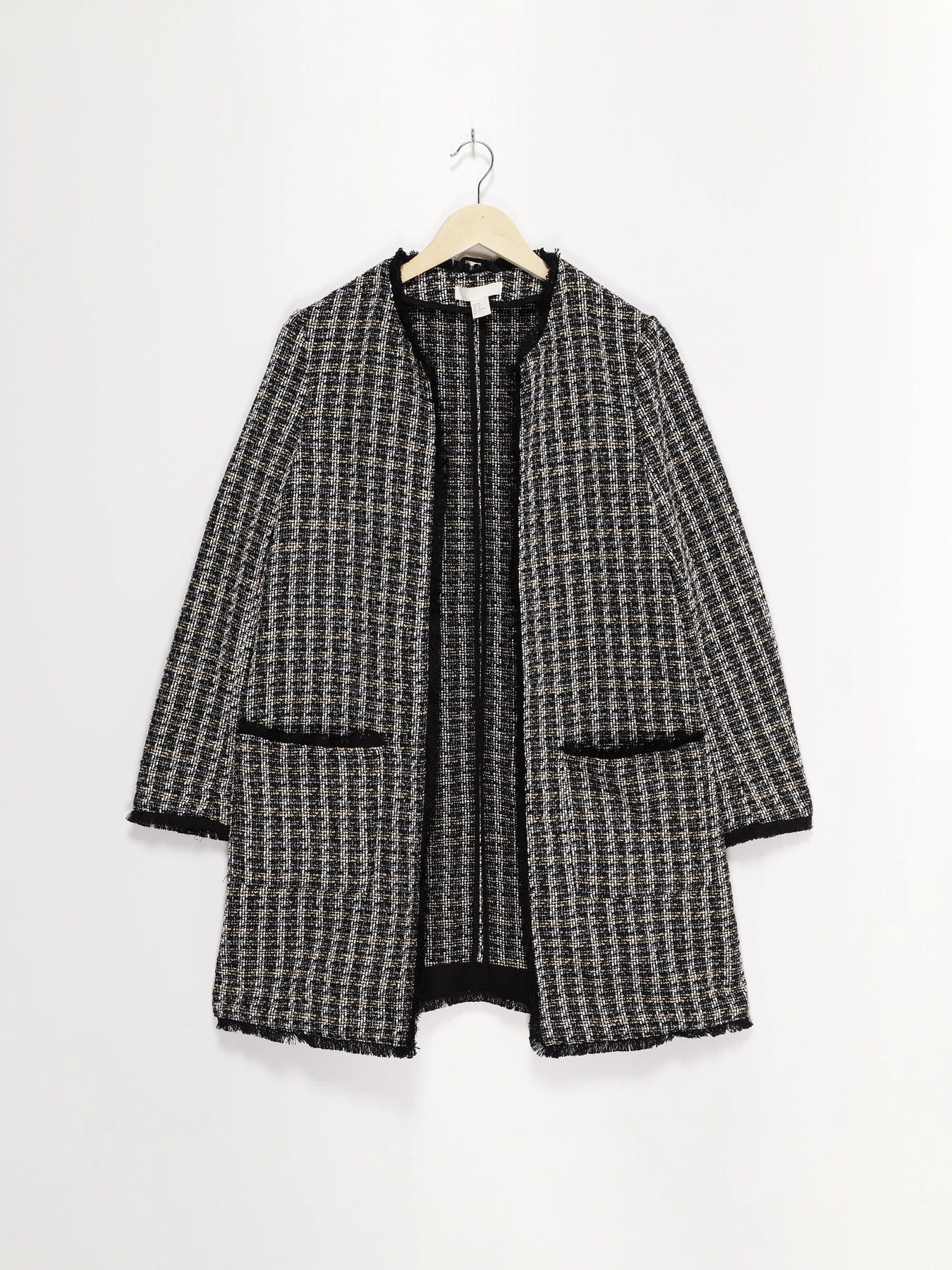 Свитры и кардиганы H&M модель 0576156_чорний комб. Свитры и кардиганы H&M модель 0576156_чорний комб. Фото