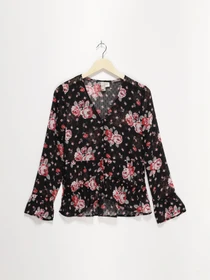 Рубашки H&M модель 0579535_чорний комб. Фото