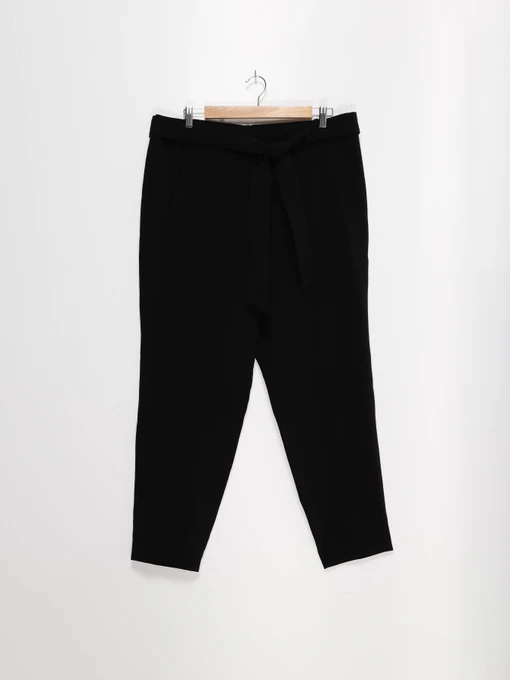 Брюки H&M модель 0587753_чорний Фото