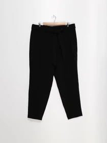 Брюки H&M модель 0587753_чорний Фото