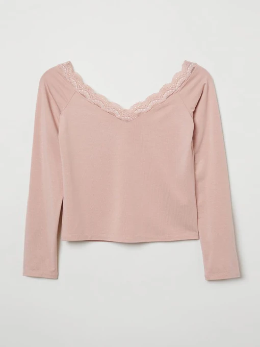 Худі та світшоти H&M модель 0676352_с.рожевий Фото
