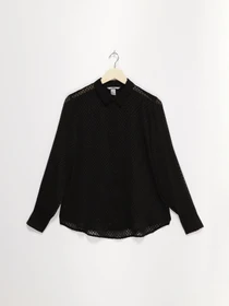 Рубашки H&M модель 0610730_чорний Фото