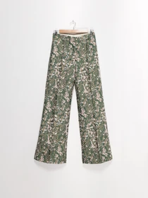 Штани H&M модель 0613533_зелений комб. Фото