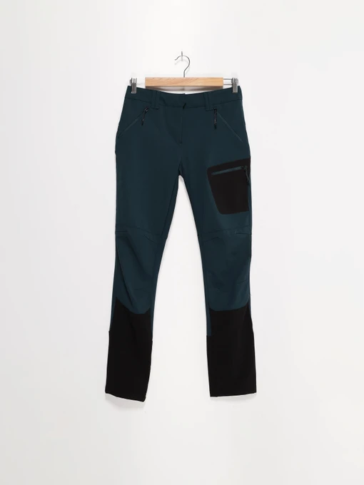 Брюки H&M модель 0617280_т.бірюзовий з чорним Фото
