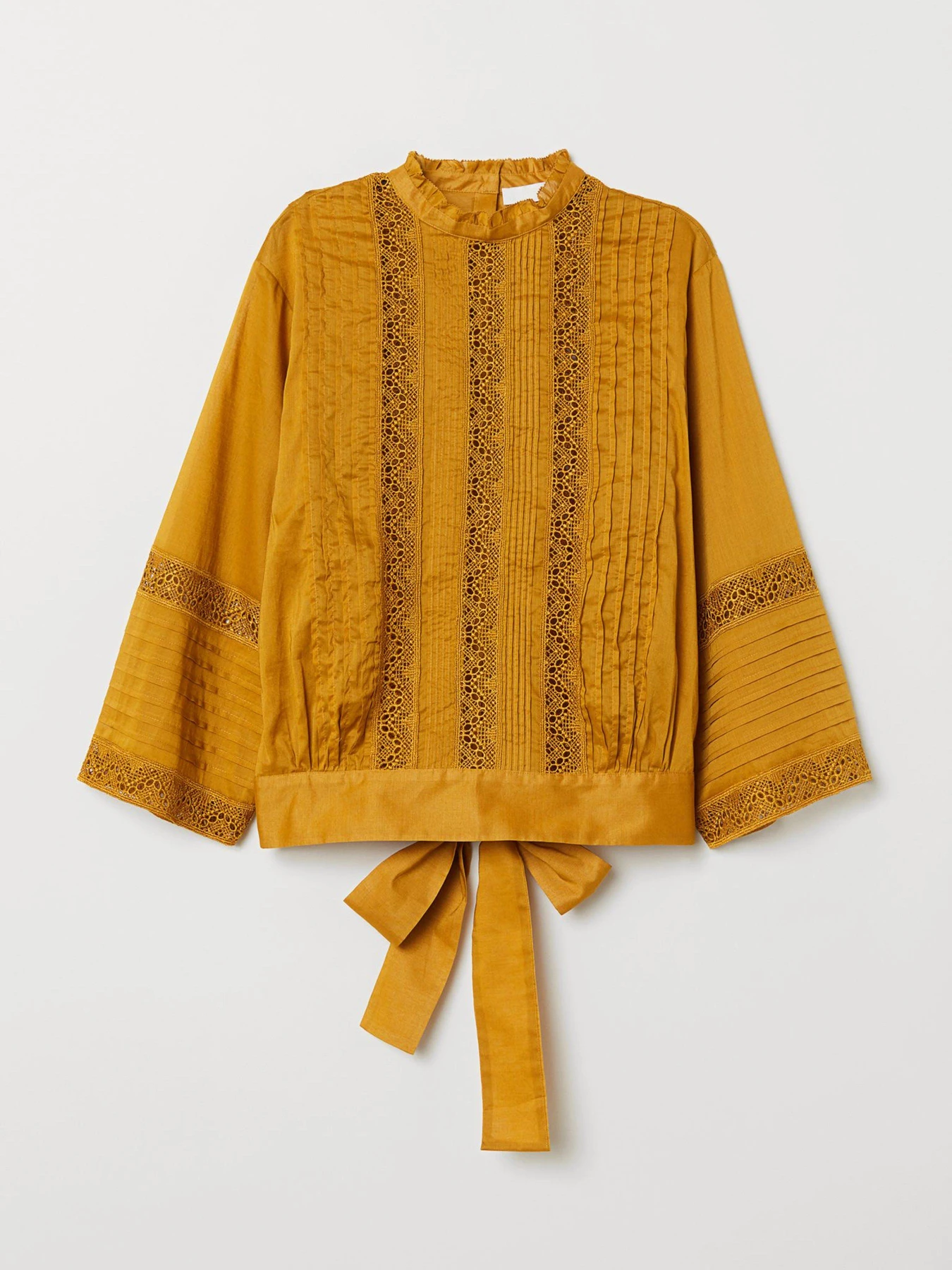 Рубашки H&M модель 0685196_гірчичний Фото
