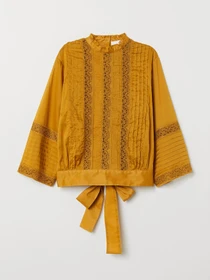 Рубашки H&M модель 0685196_гірчичний Фото