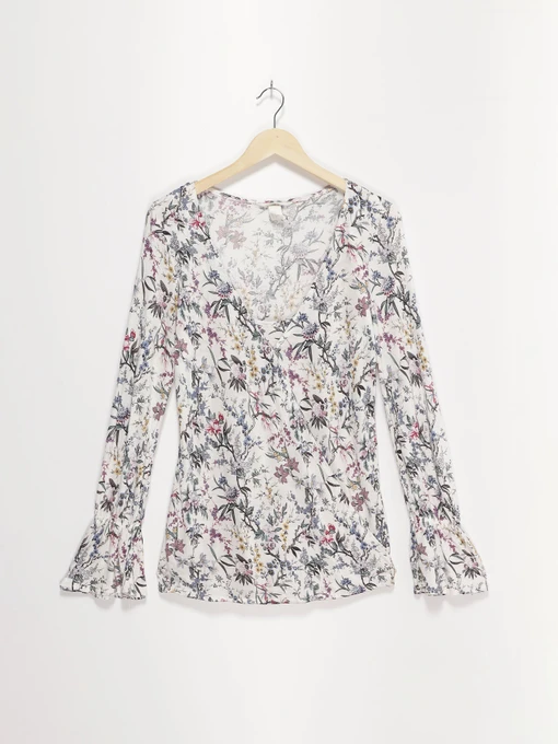 Рубашки H&M модель 0622464_білий комб. Фото
