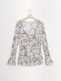 Рубашки H&M модель 0622464_білий комб. Фото