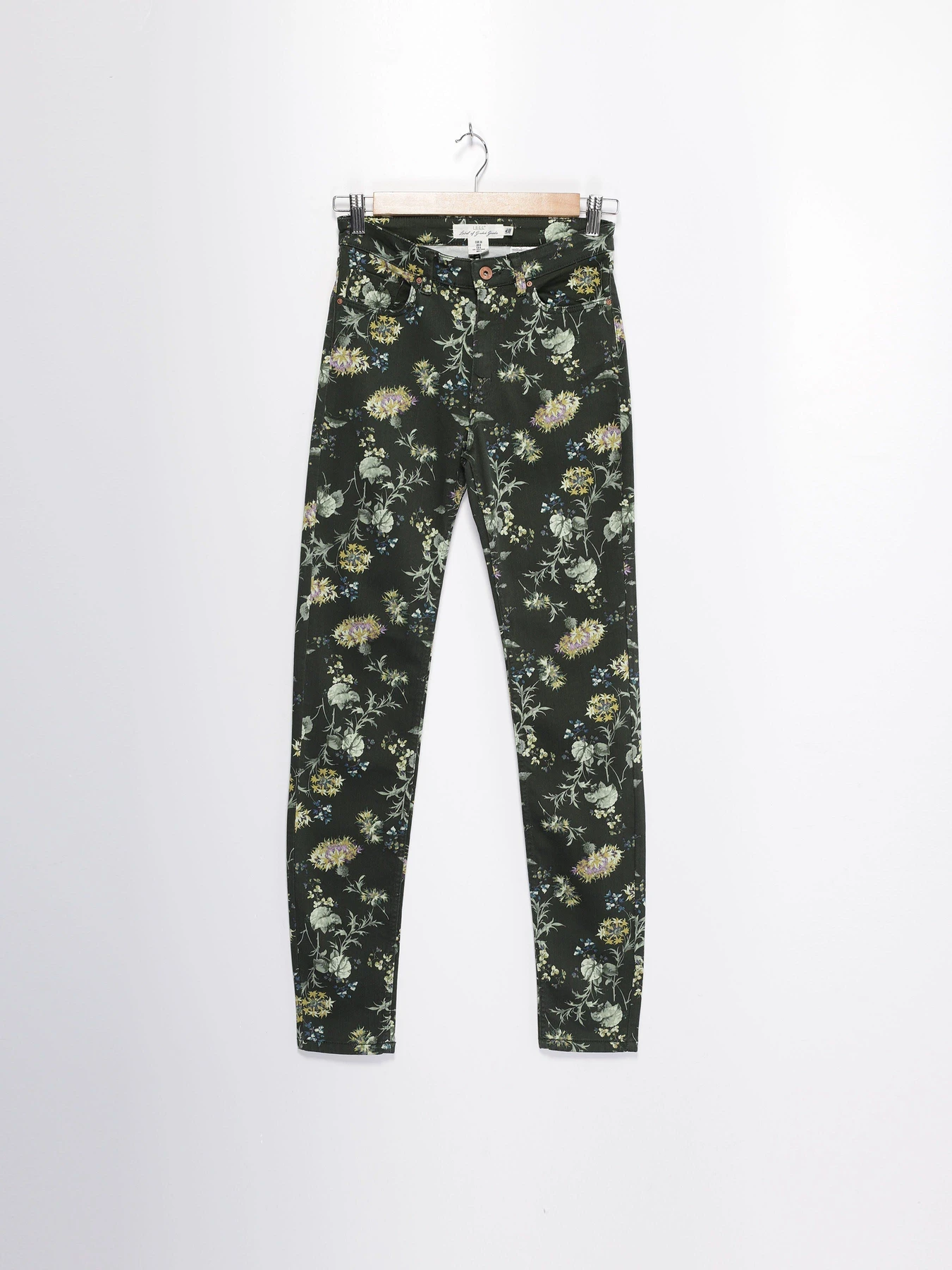 Брюки H&M модель 0632637_зелений комб. Брюки H&M модель 0632637_зелений комб. Фото