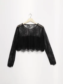 Рубашки H&M модель 0633984_чорний Фото
