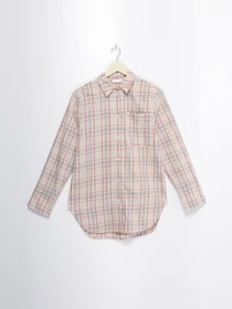 Рубашки H&M модель 0637422_с.бежевий комб. Фото