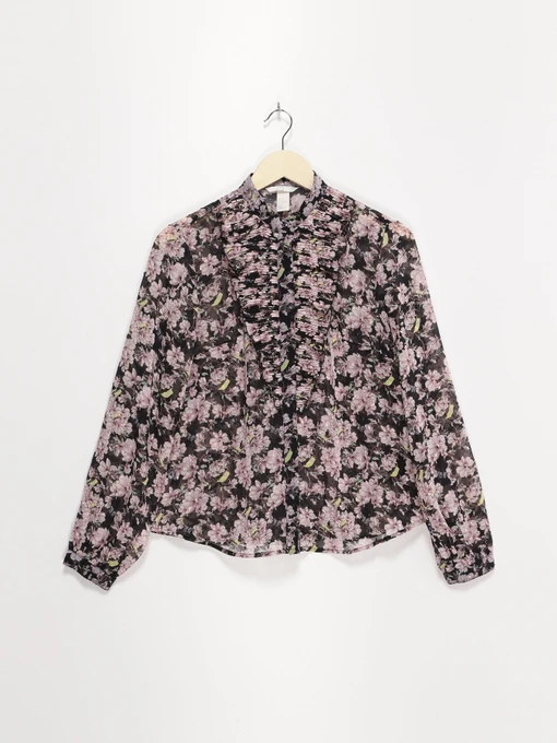 Сорочки H&M модель 0639685_чорний комб. Фото