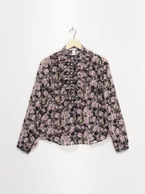 Рубашки H&M модель 0639685_чорний комб. Фото