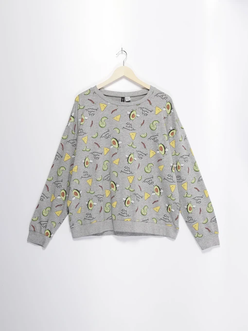Худі та світшоти H&M модель 0646592_сірий комб. Фото