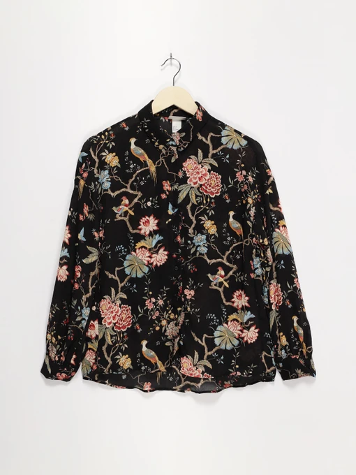 Рубашки H&M модель 0651707_чорний комб. Фото