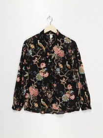 Рубашки H&M модель 0651707_чорний комб. Фото
