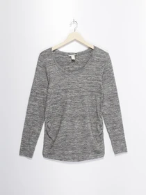 Худі та світшоти H&M модель 0654266_сірий комб. Фото