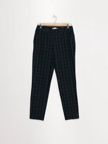 Брюки H&M модель 0658978_зелений комб. Фото