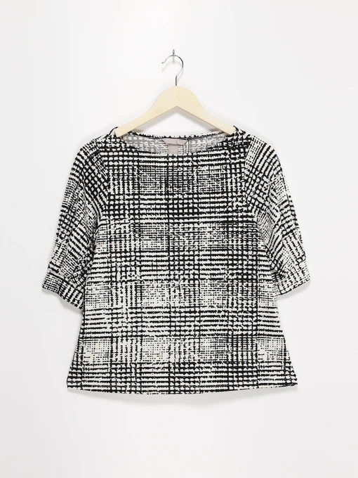 Рубашки H&M модель 0664074_білий з чорним Фото