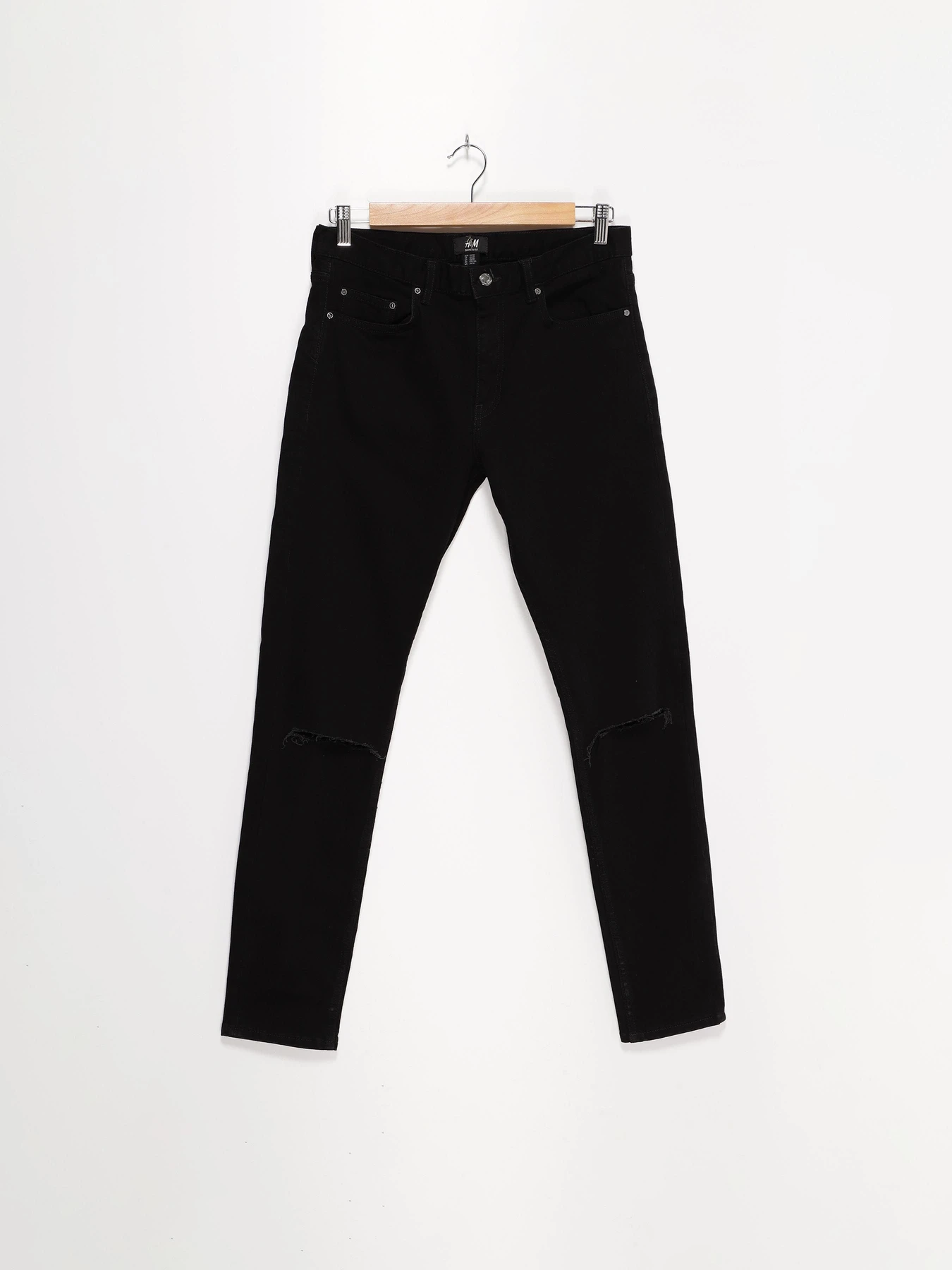 Брюки H&M модель 0664647_чорний Брюки H&M модель 0664647_чорний Фото