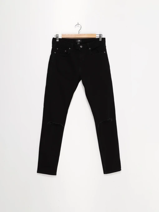 Брюки H&M модель 0664647_чорний Фото